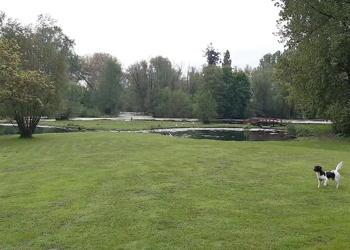 Adorable Bordee D'etangs Au Calme.